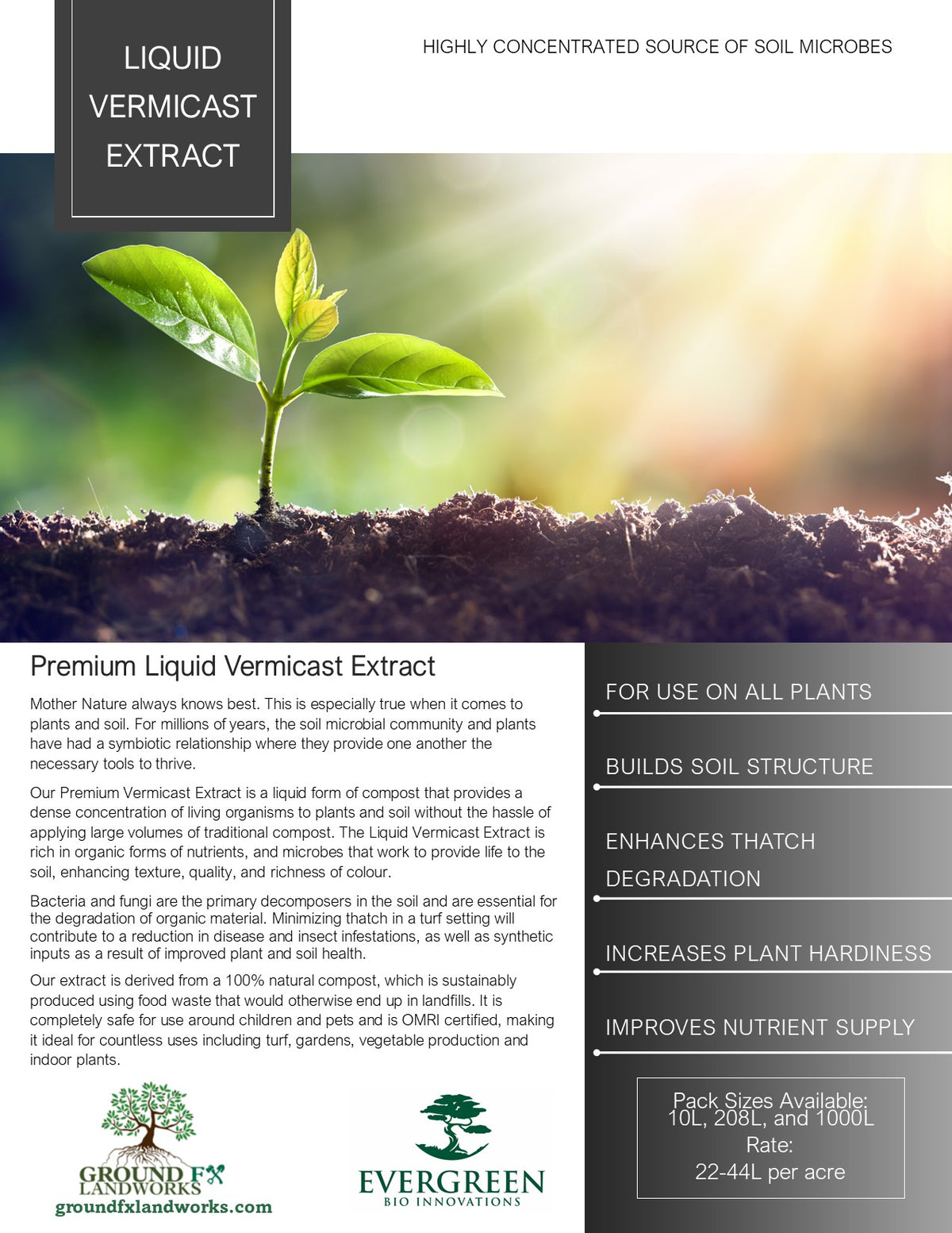 Vermicast ( worm Castings ) Liquid – Ground FX Landworks Inc.